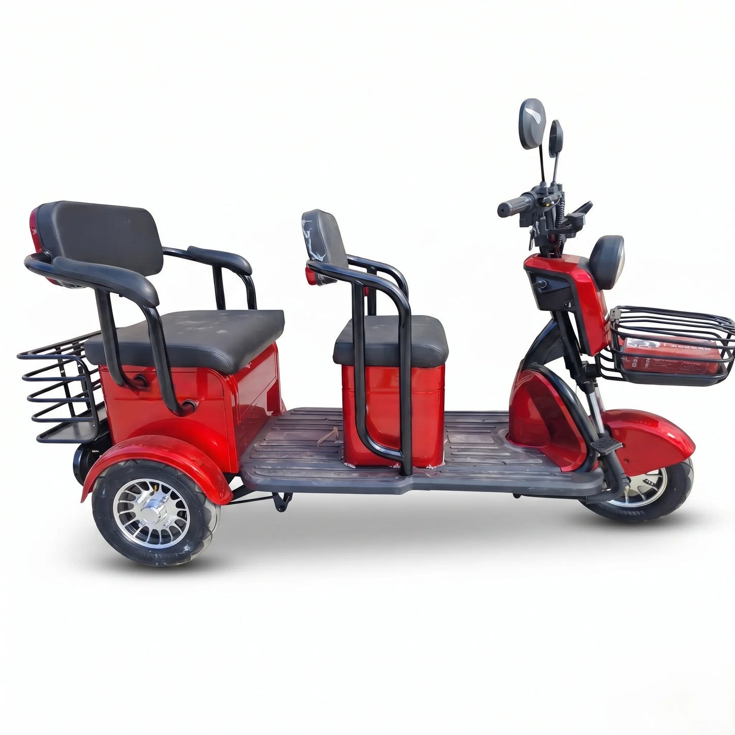 Tricicletă Electrică LONG 2 Banchete Mari Rabatabile, 1200W, 60V32AH - Agrement