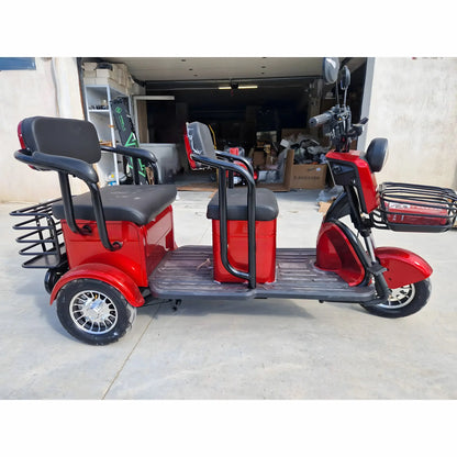 Tricicletă Electrică LONG 2 Banchete Mari Rabatabile, 1200W, 60V32AH - Agrement
